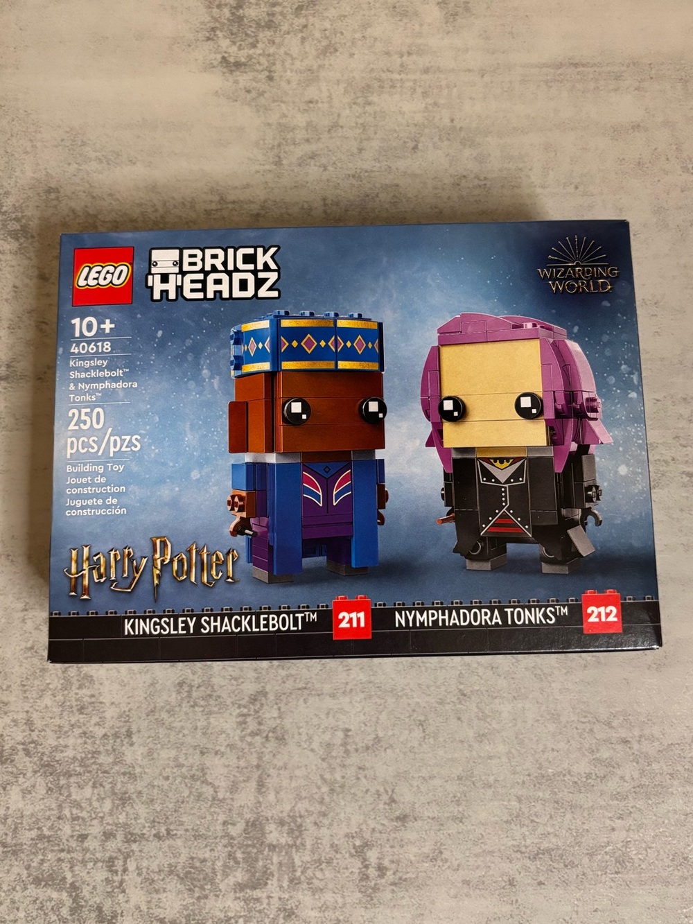 Lego Harry Potter BrickHeadz Kingsley Shacklebolt & Nymphadora Tonks (#40618)